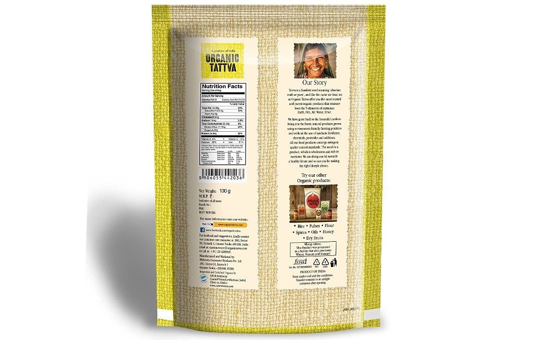 Organic Tattva Brown Mustard (Rai)    Pack  100 grams
